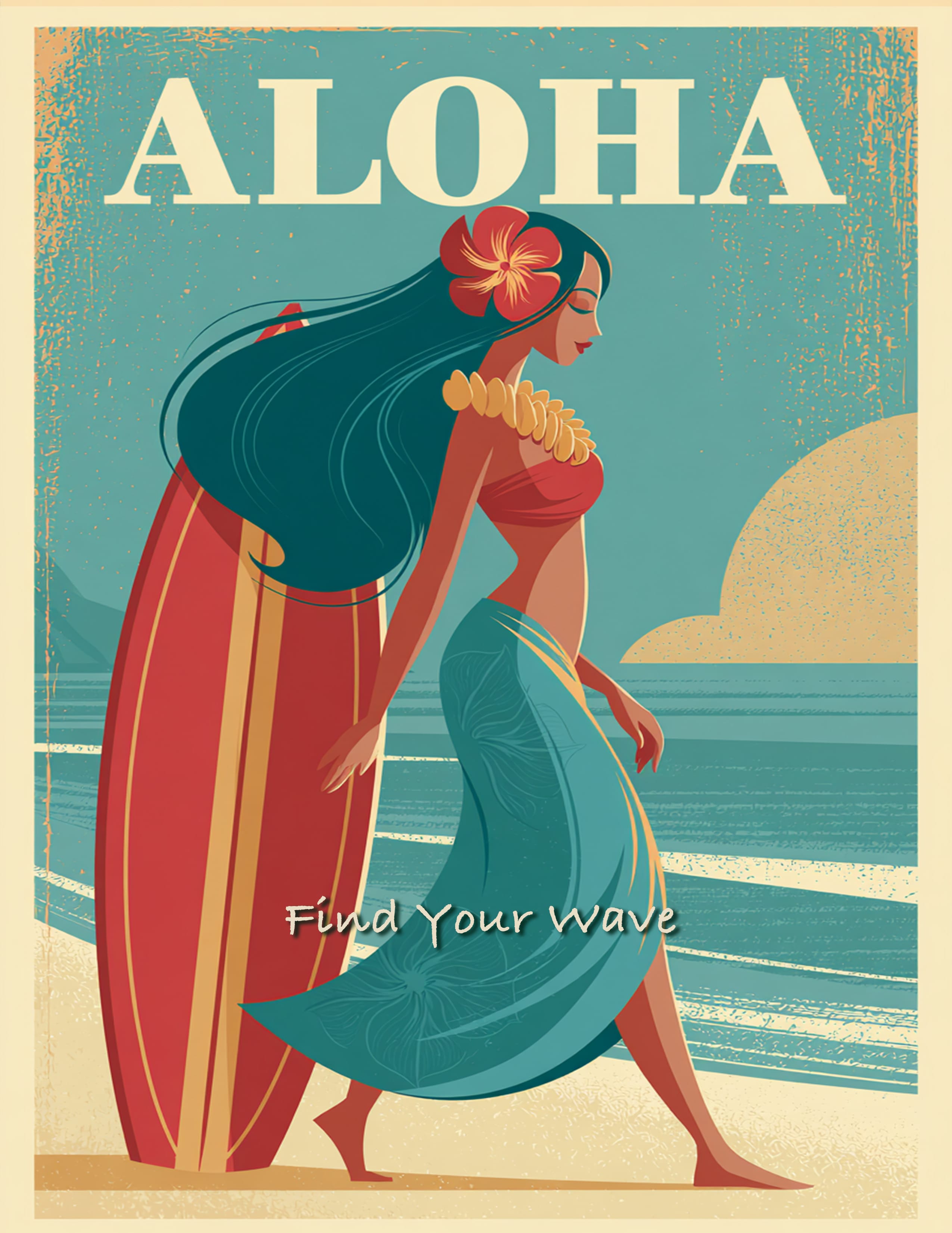 RT 512 - Original Hawaii Art Print by Wailea Art