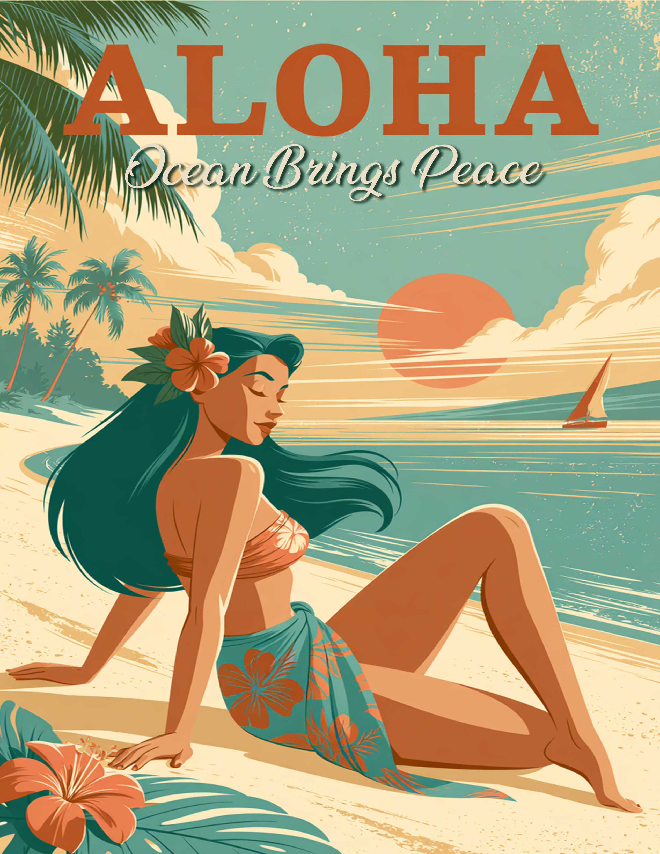 RT 528 - Original Hawaii Art Print by Wailea Art