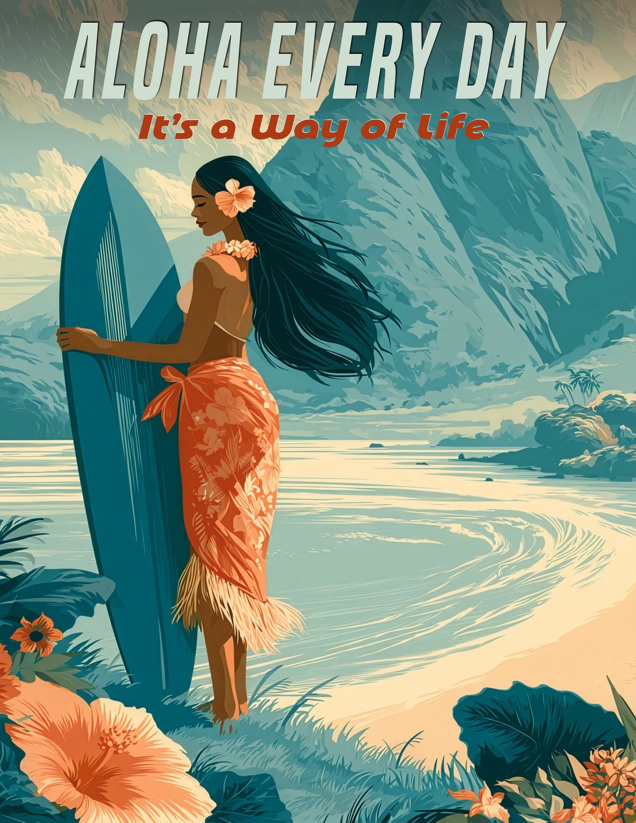 RT 514 - Original Hawaii Art Print by Wailea Art