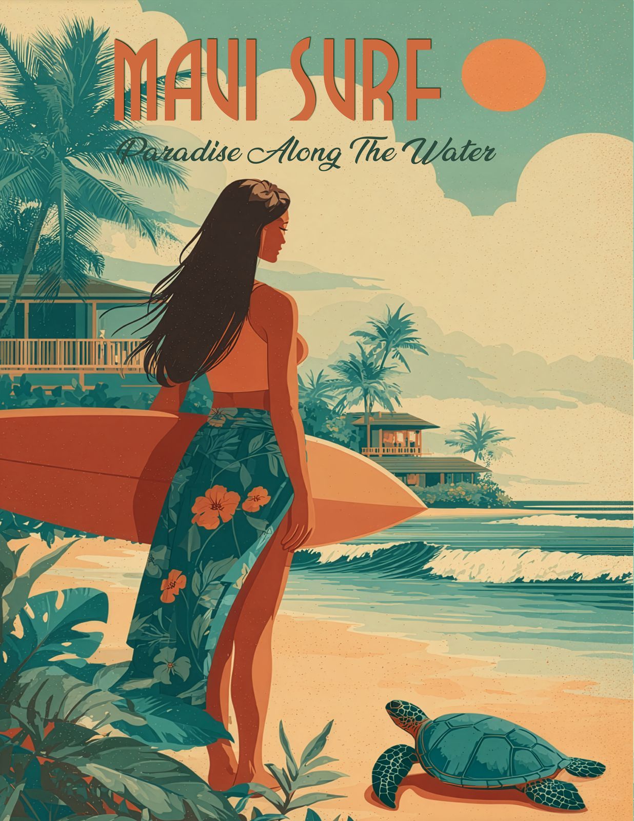 RT 538 - Original Hawaii Art Print by Wailea Art