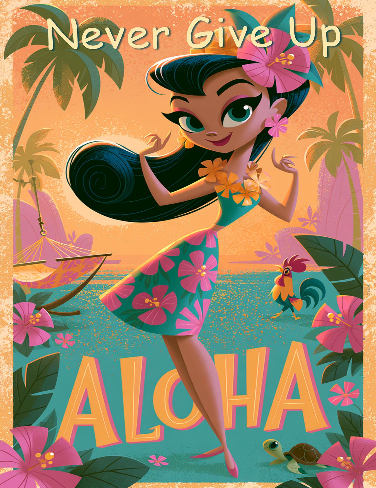 RT 539 - Original Hawaii Art Print by Wailea Art