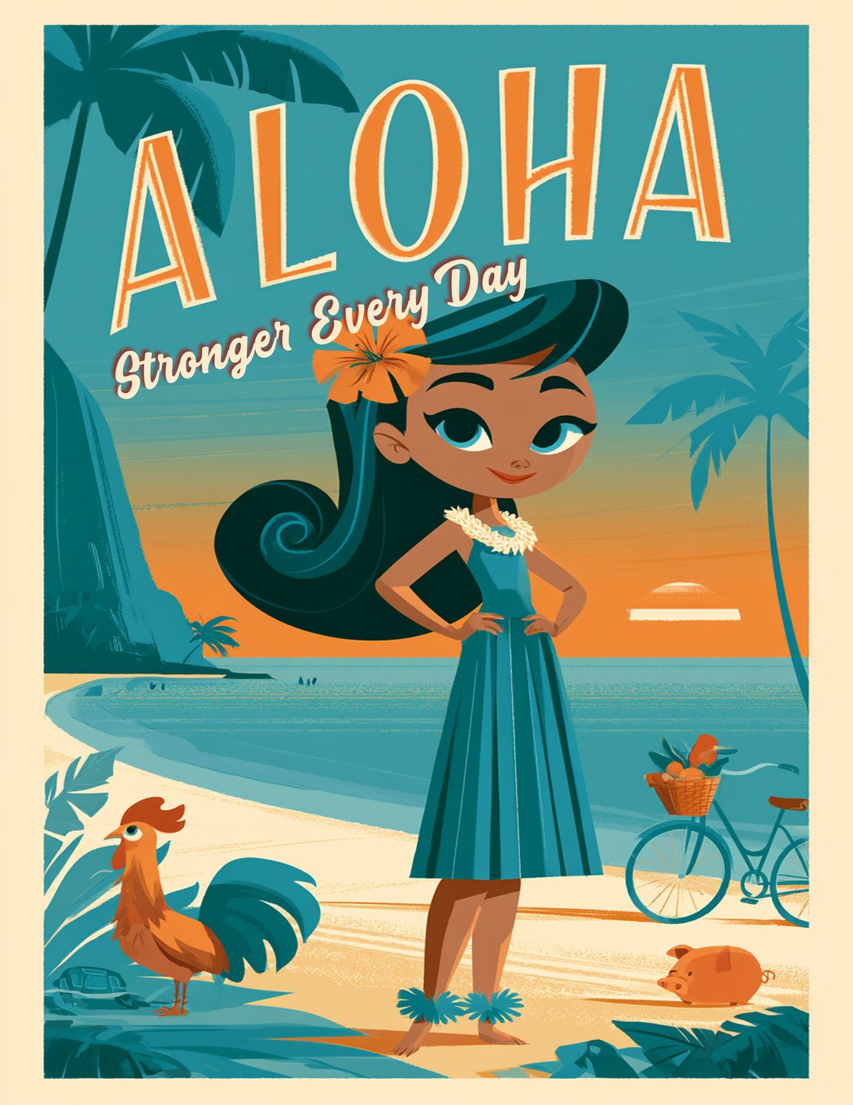 RT 550 - Original Hawaii Art Print by Wailea Art