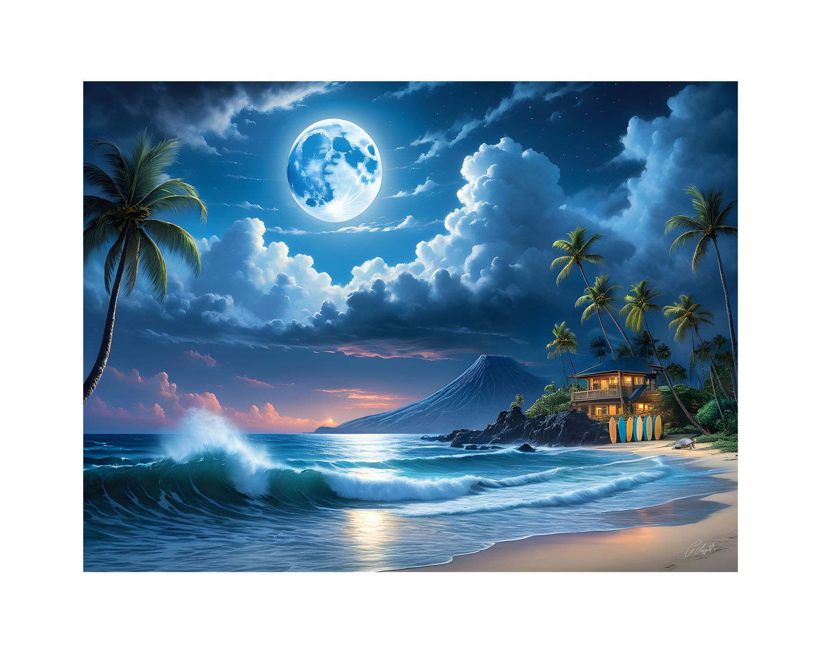 ML201 - Original Hawaii Art Print by Wailea Art