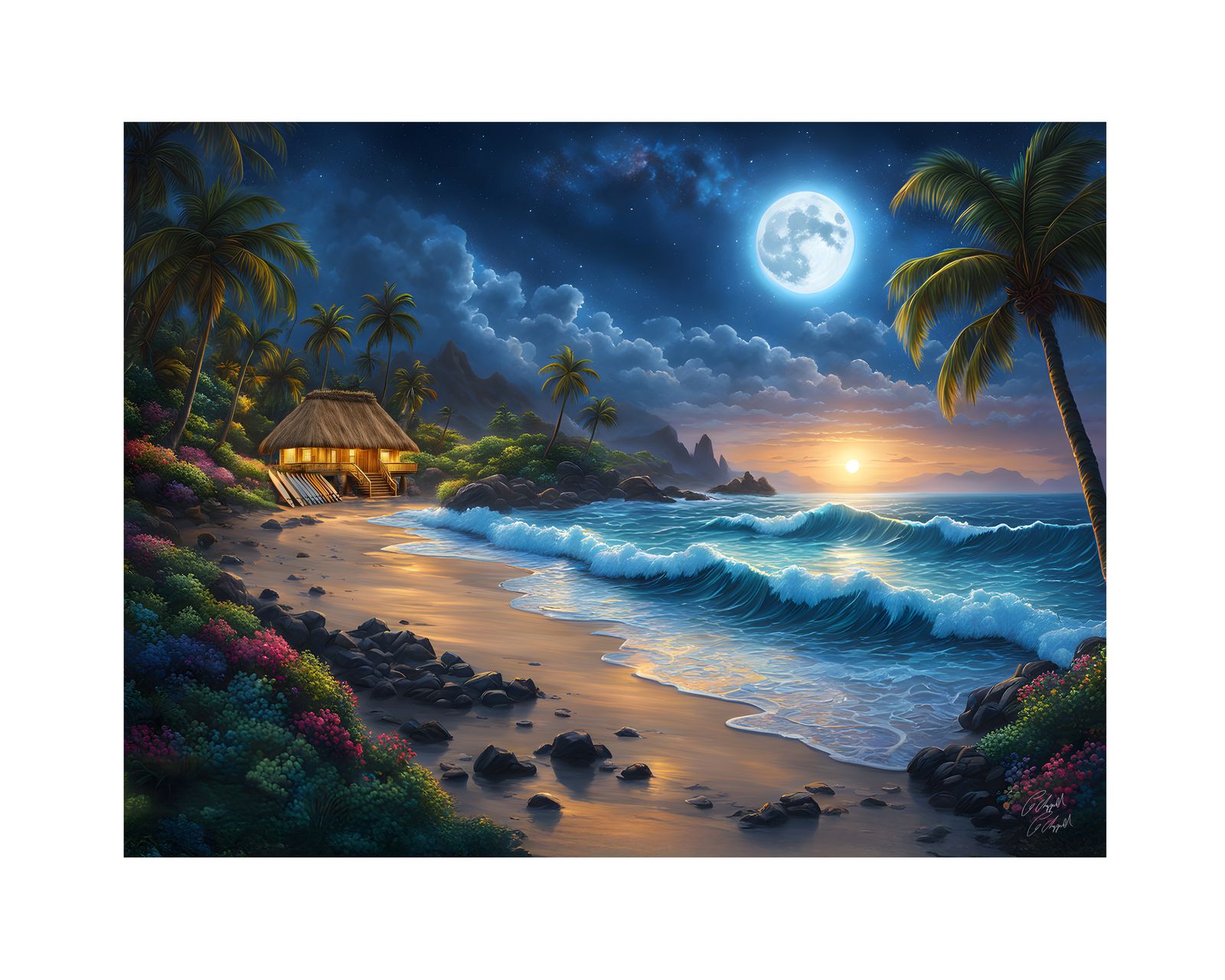ML205 - Original Hawaii Art Print by Wailea Art