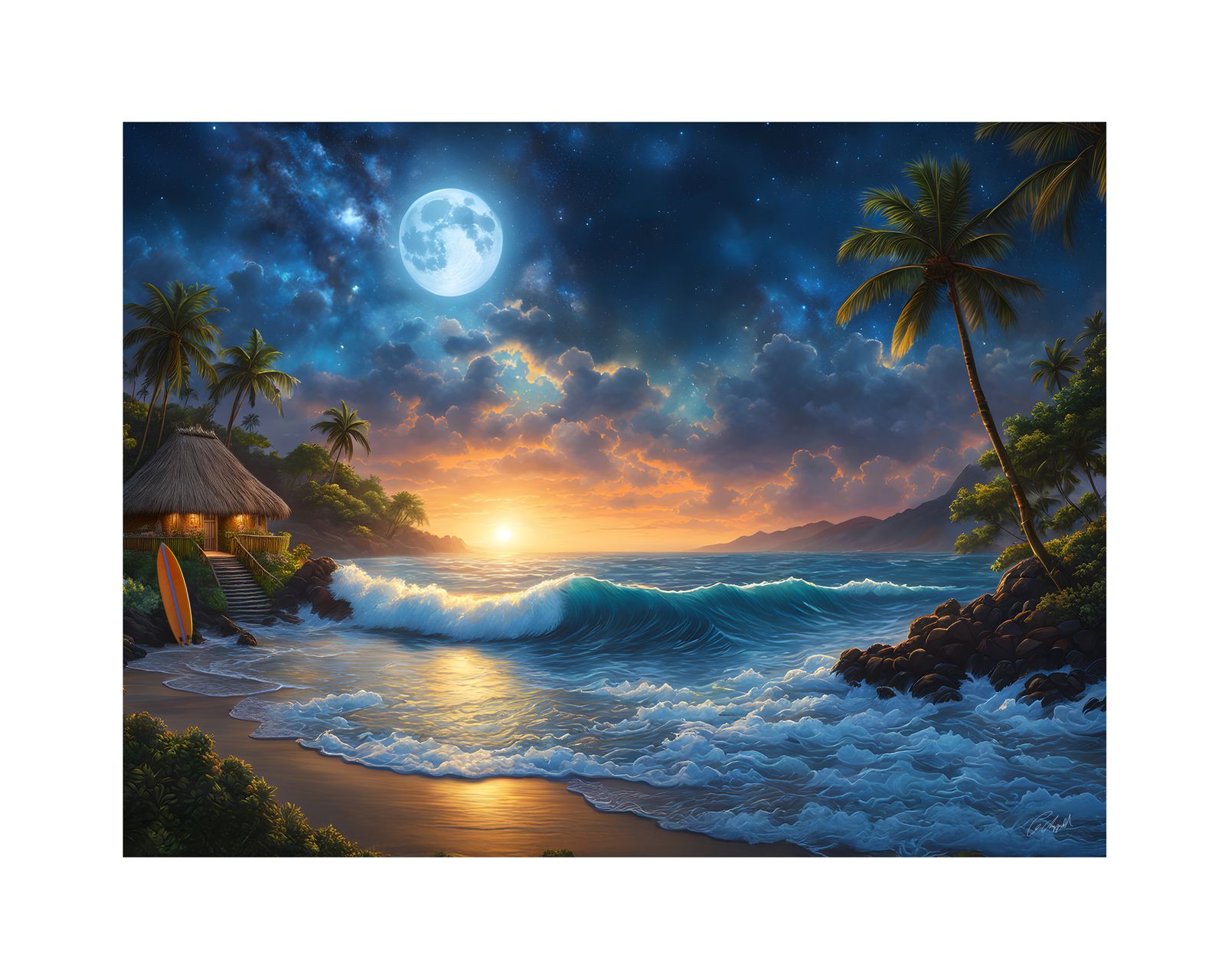 ML206 - Original Hawaii Art Print by Wailea Art
