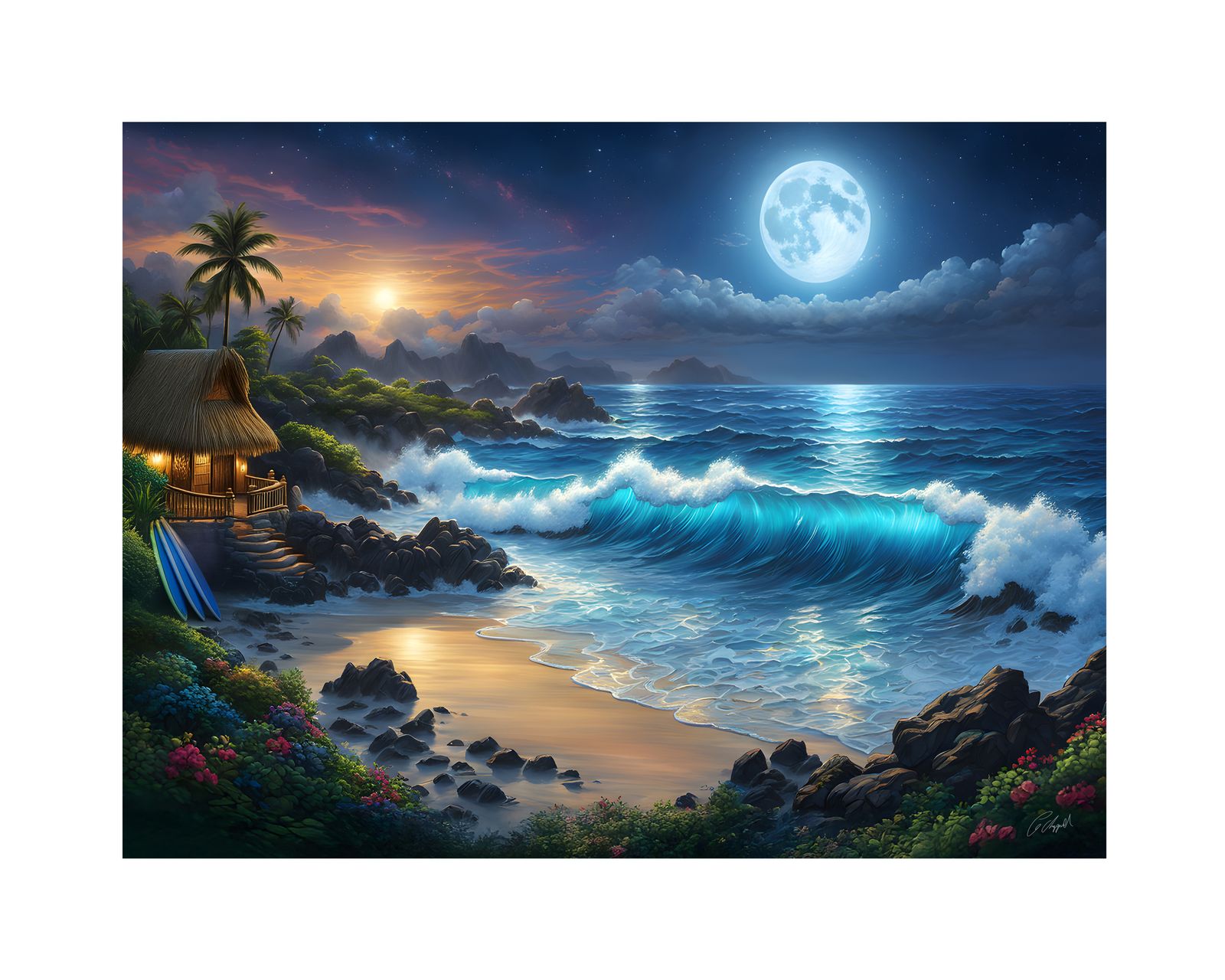 ML207 - Original Hawaii Art Print by Wailea Art