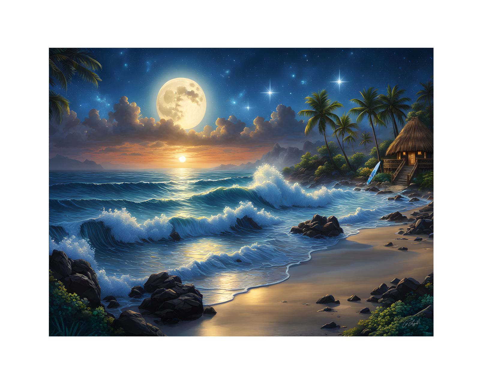 ML208 - Original Hawaii Art Print by Wailea Art