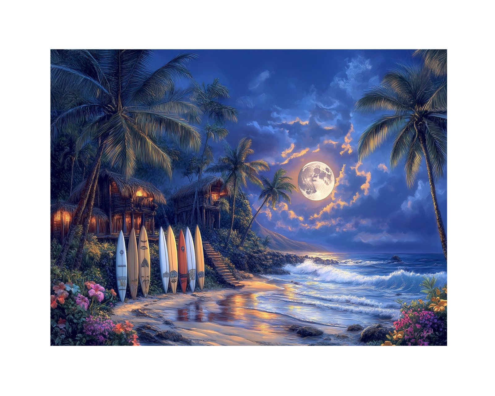 ML209 - Original Hawaii Art Print by Wailea Art