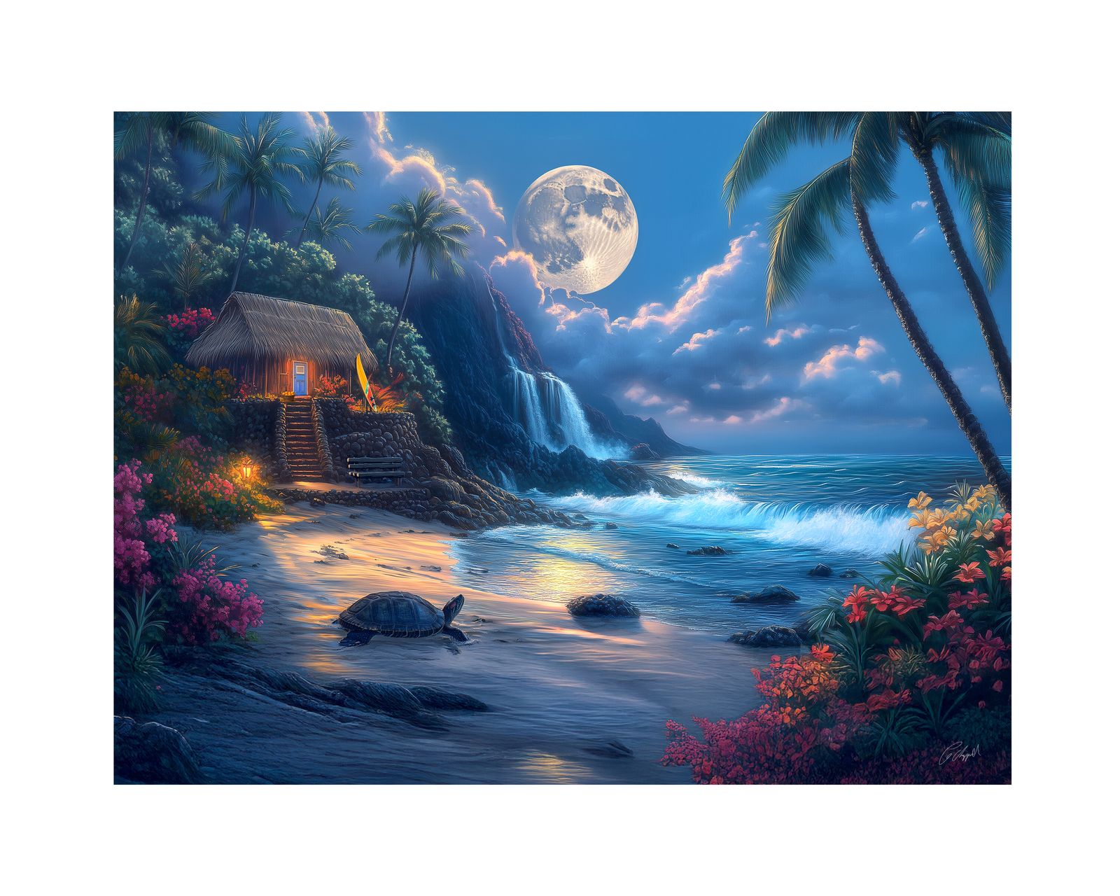 ML211 - Original Hawaii Art Print by Wailea Art