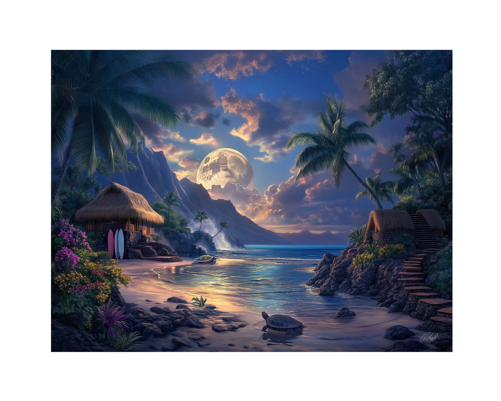 ML212 - Original Hawaii Art Print by Wailea Art