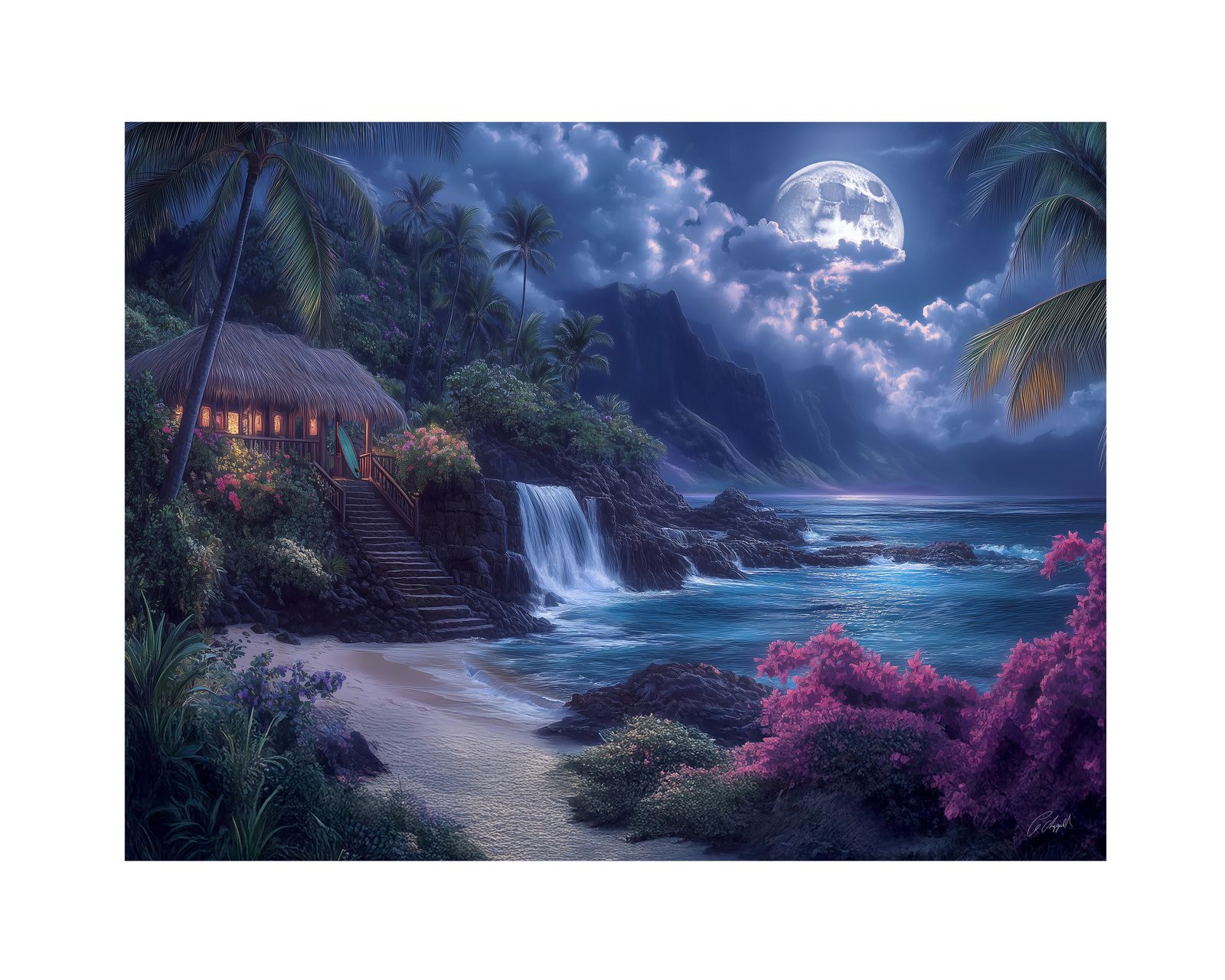 ML213 - Original Hawaii Art Print by Wailea Art