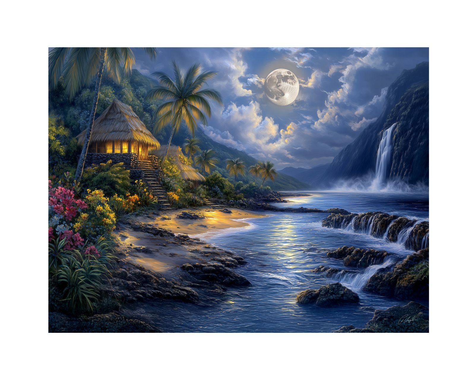 ML214 - Original Hawaii Art Print by Wailea Art