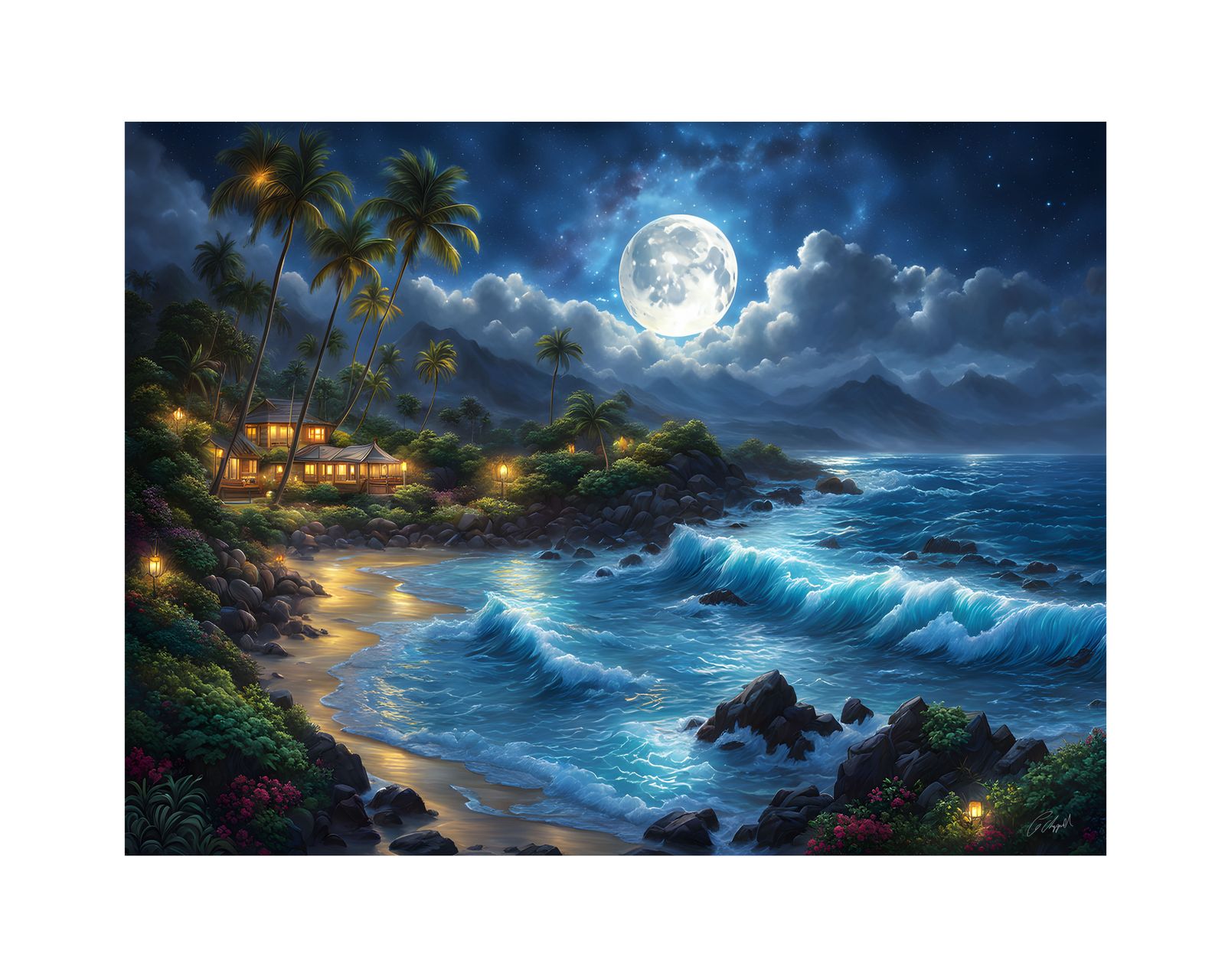 ML215 - Original Hawaii Art Print by Wailea Art