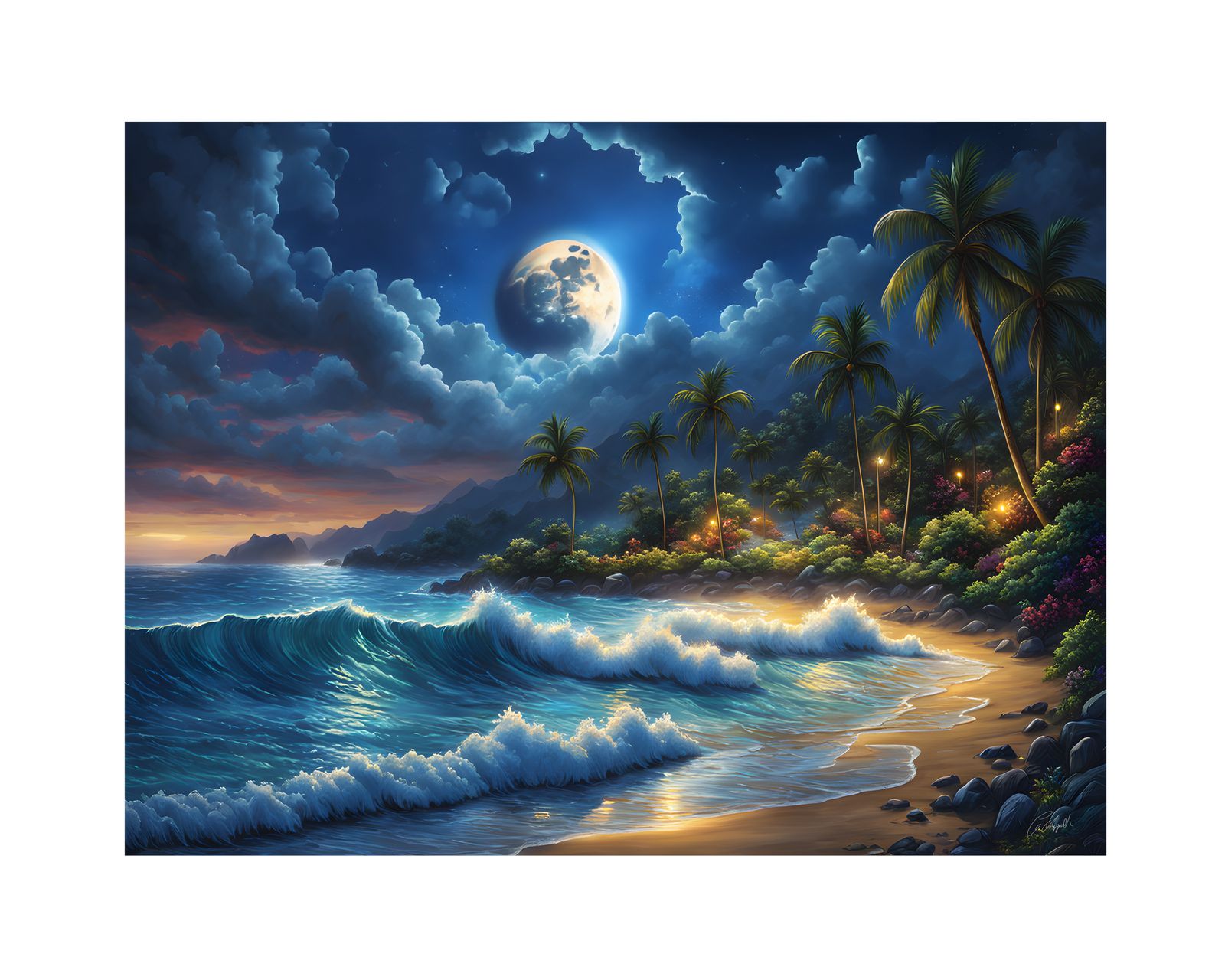 ML216 - Original Hawaii Art Print by Wailea Art