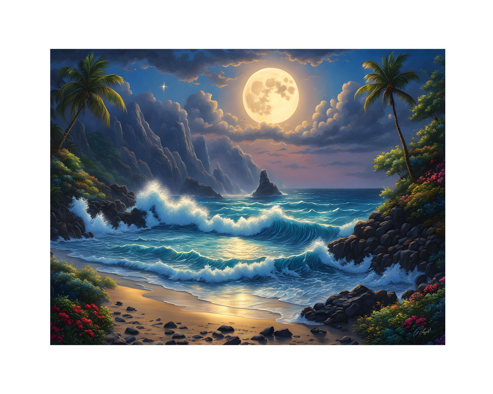ML218 - Original Hawaii Art Print by Wailea Art
