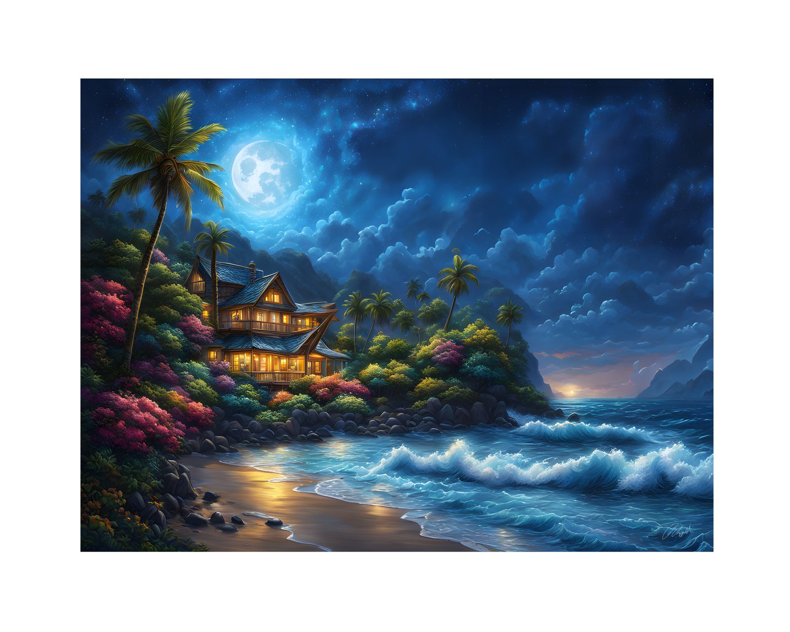 ML219 - Original Hawaii Art Print by Wailea Art