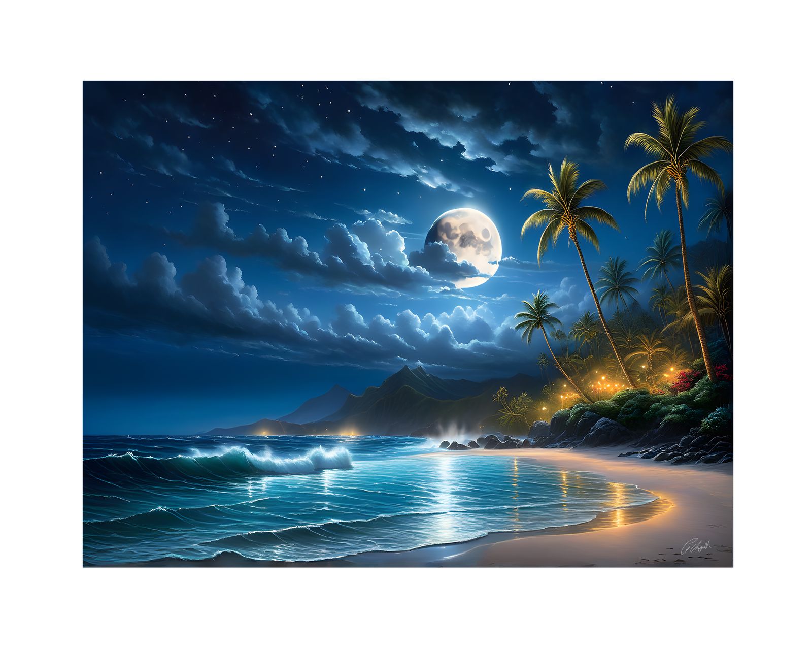 ML221 - Original Hawaii Art Print by Wailea Art