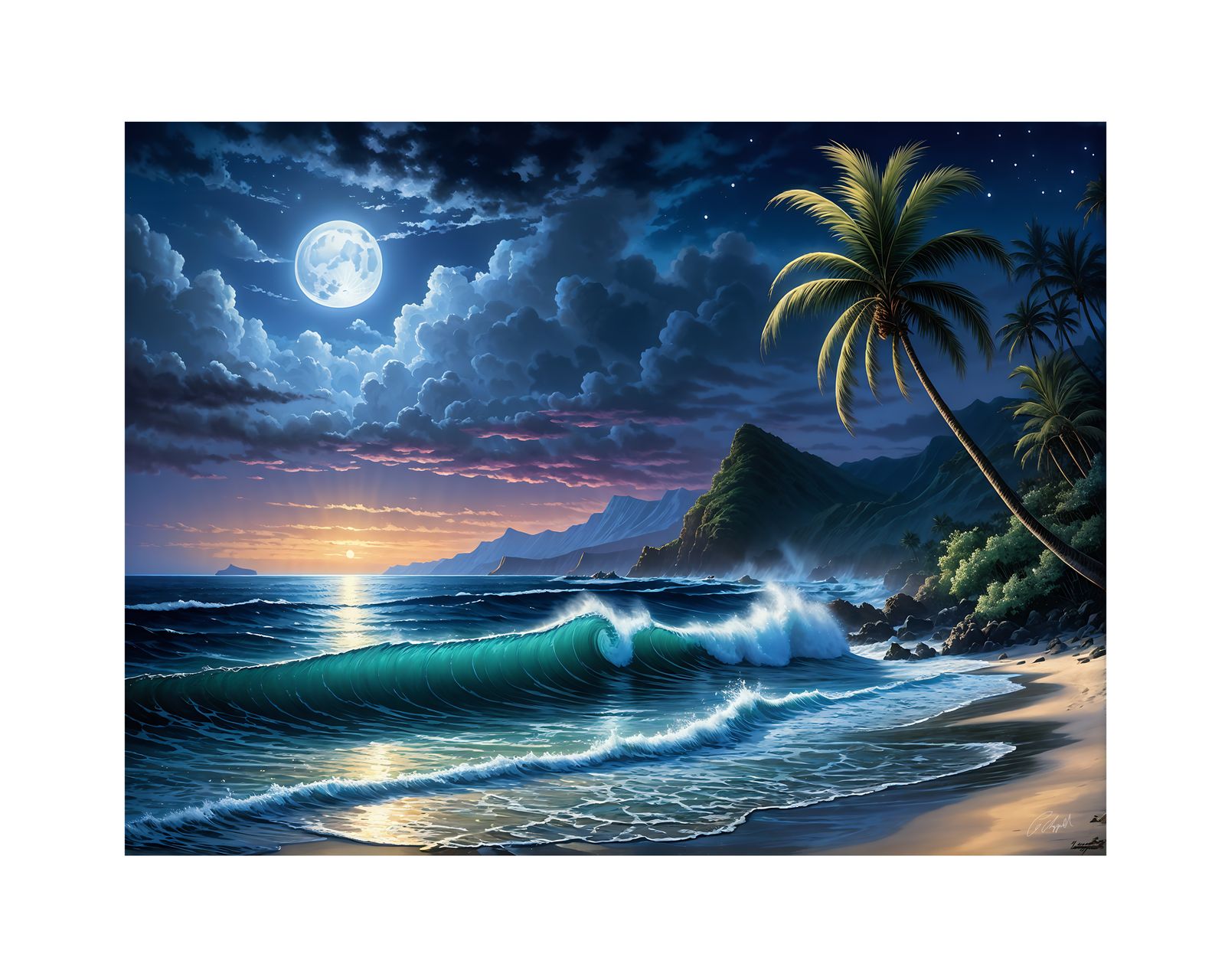 ML222 - Original Hawaii Art Print by Wailea Art