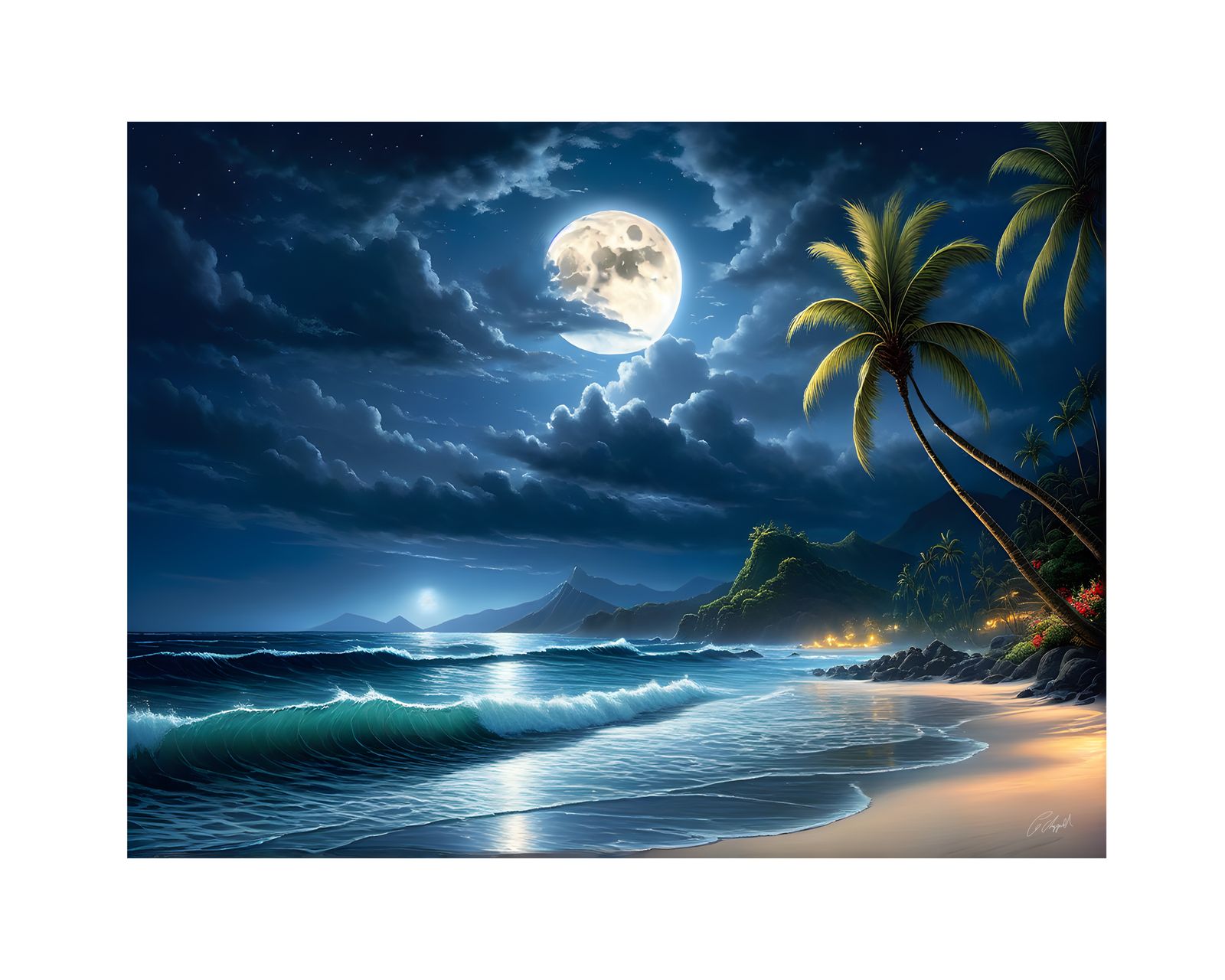 ML225 - Original Hawaii Art Print by Wailea Art