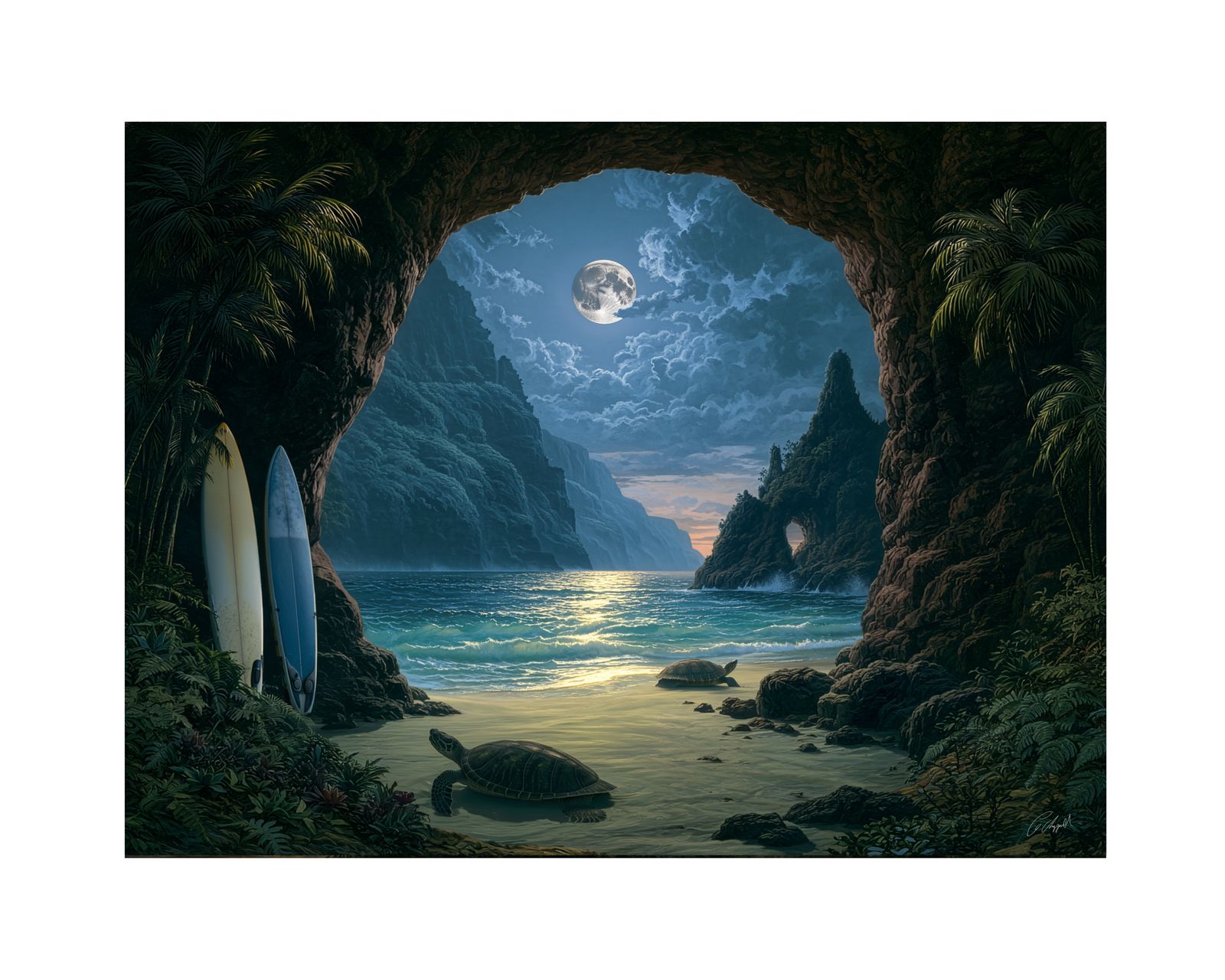 ML228 - Original Hawaii Art Print by Wailea Art