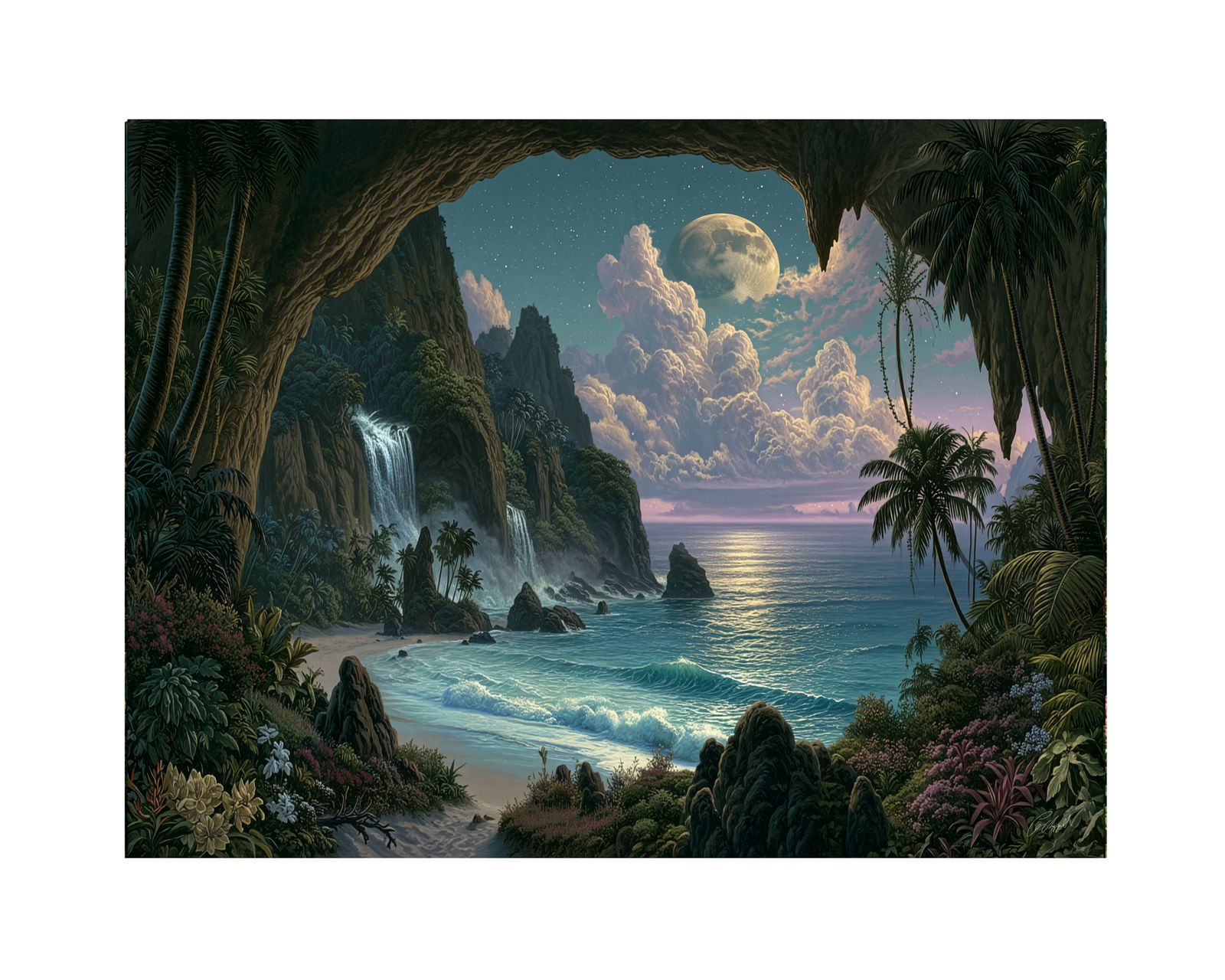 ML230 - Original Hawaii Art Print by Wailea Art