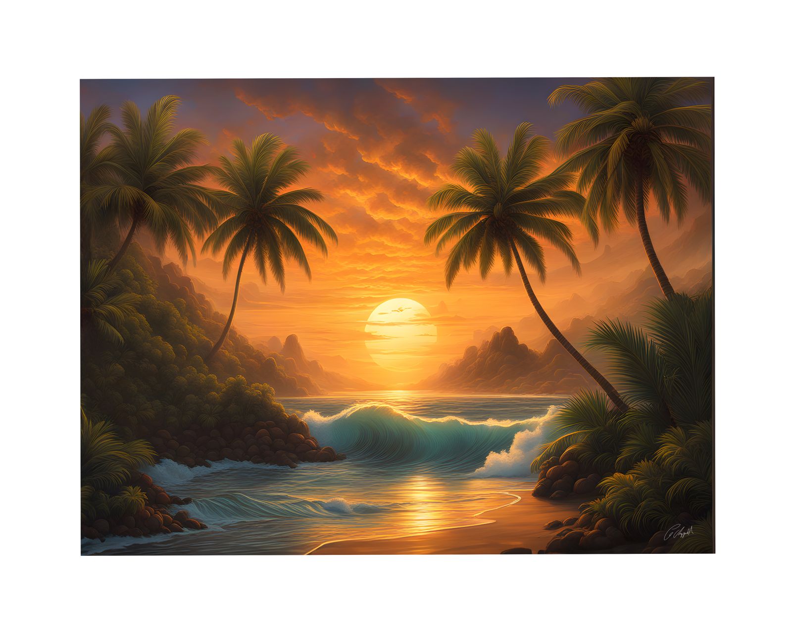 SS 100 - Original Hawaii Art Print by Wailea Art