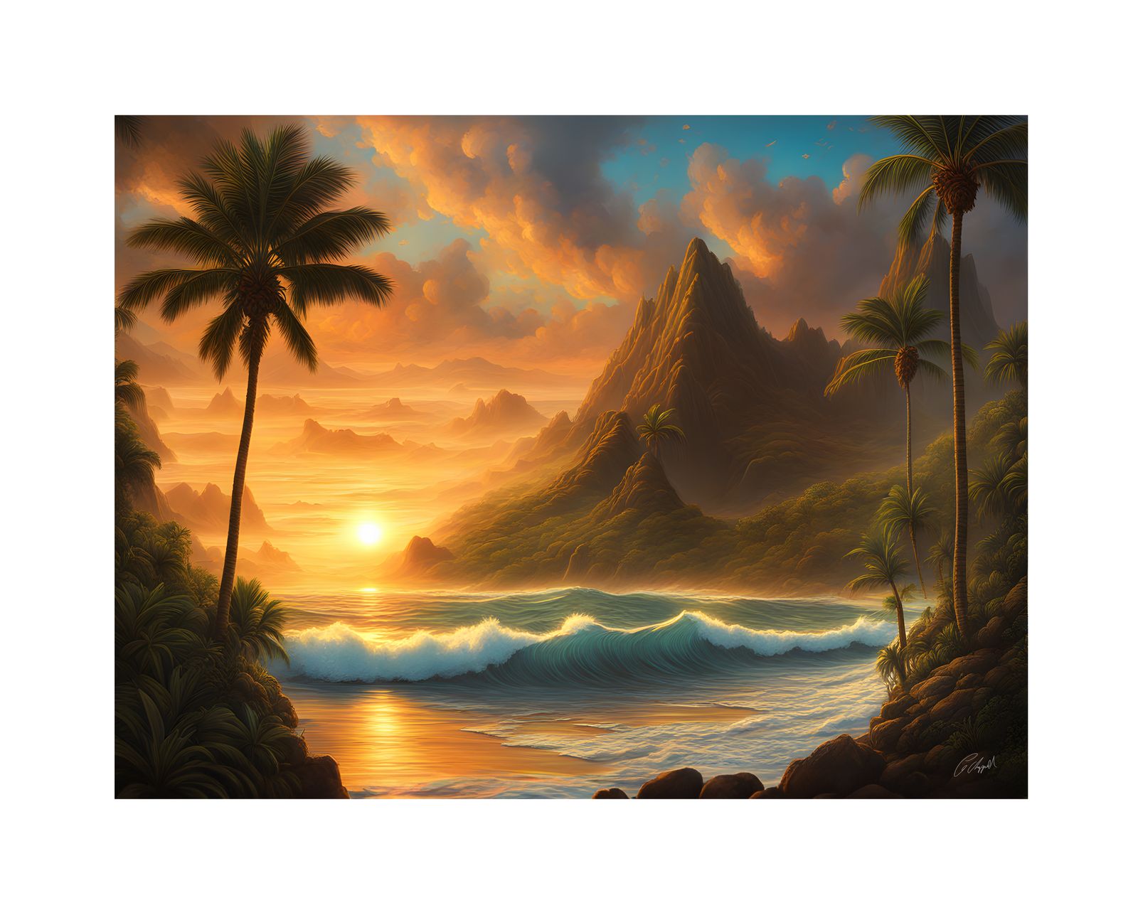 SS 101 - Original Hawaii Art Print by Wailea Art