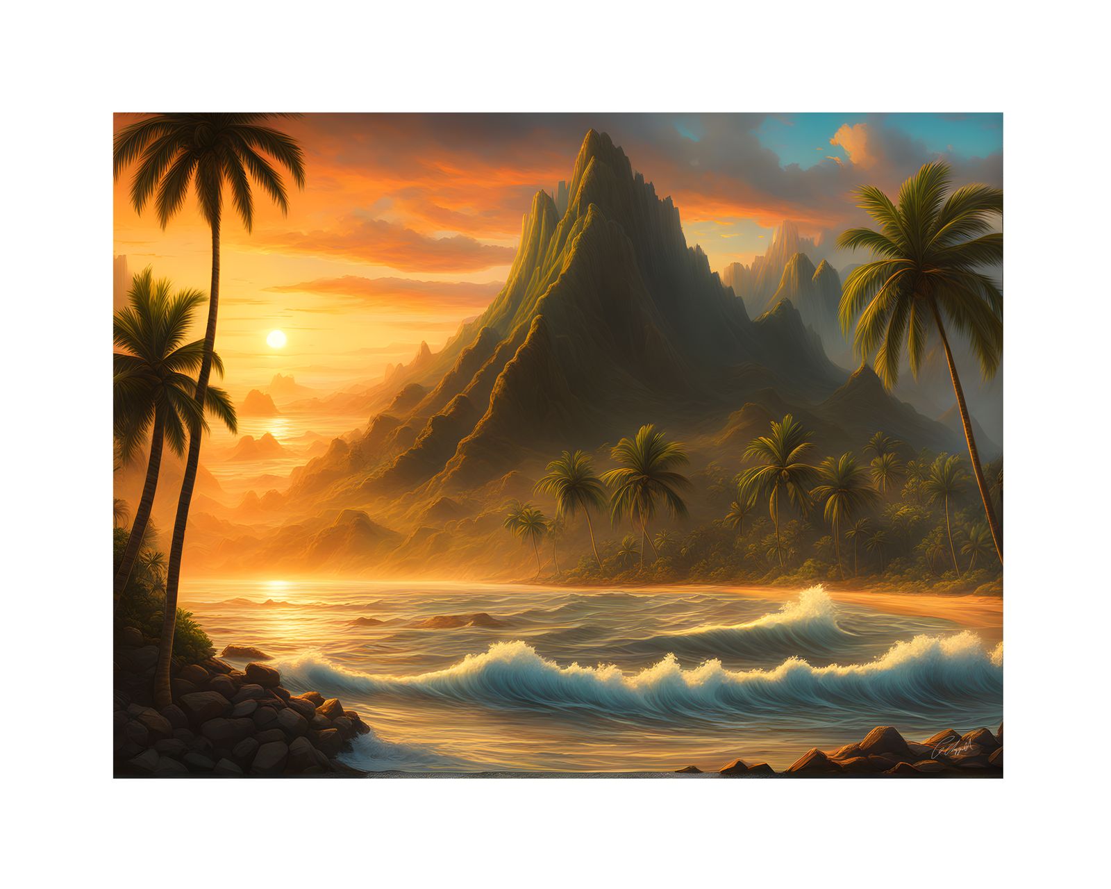 SS 102 - Original Hawaii Art Print by Wailea Art