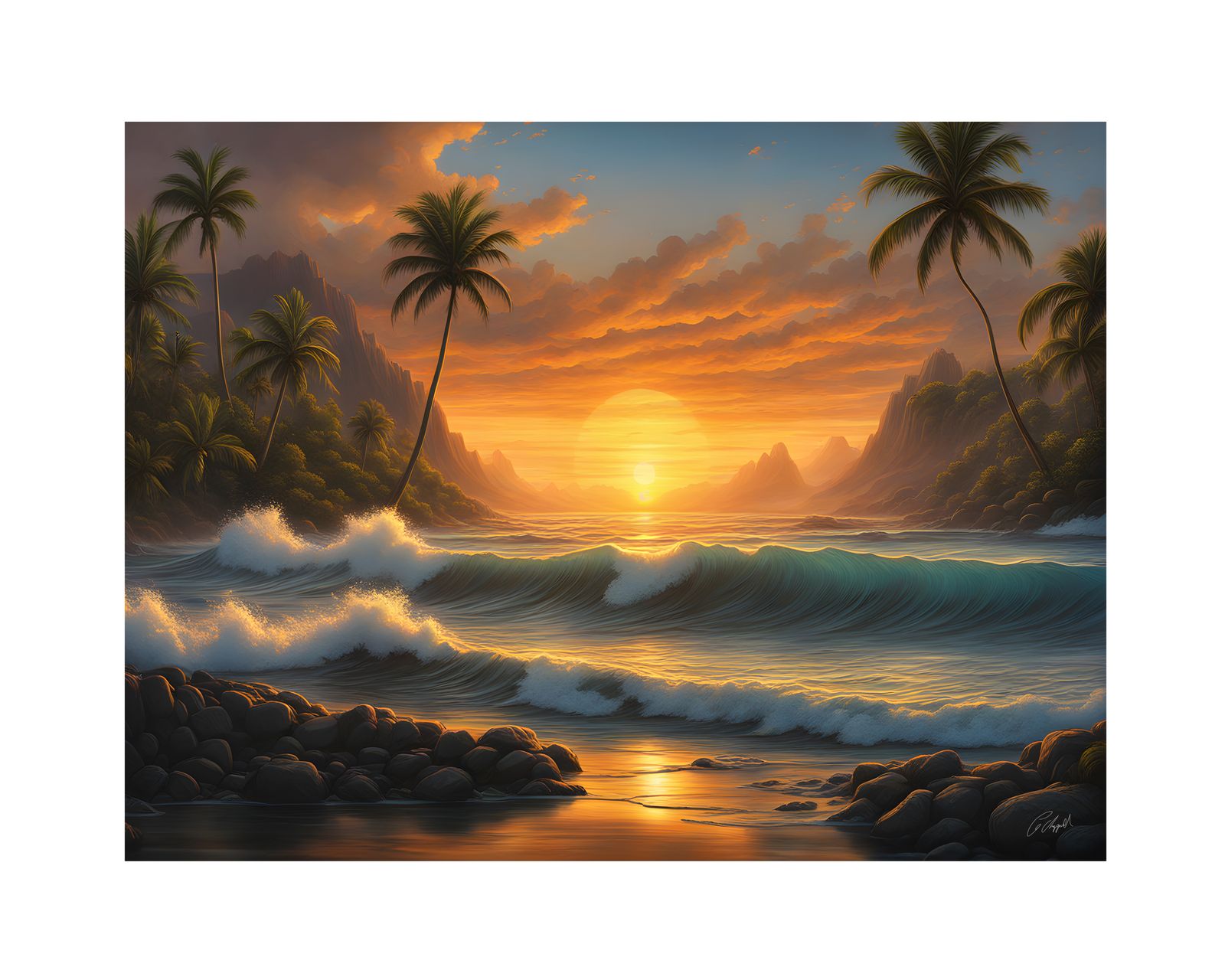 SS 105 - Original Hawaii Art Print by Wailea Art