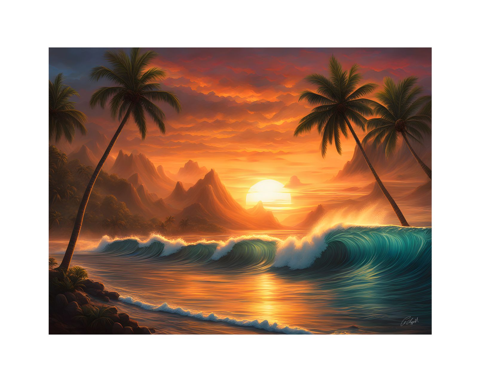 SS 106 - Original Hawaii Art Print by Wailea Art