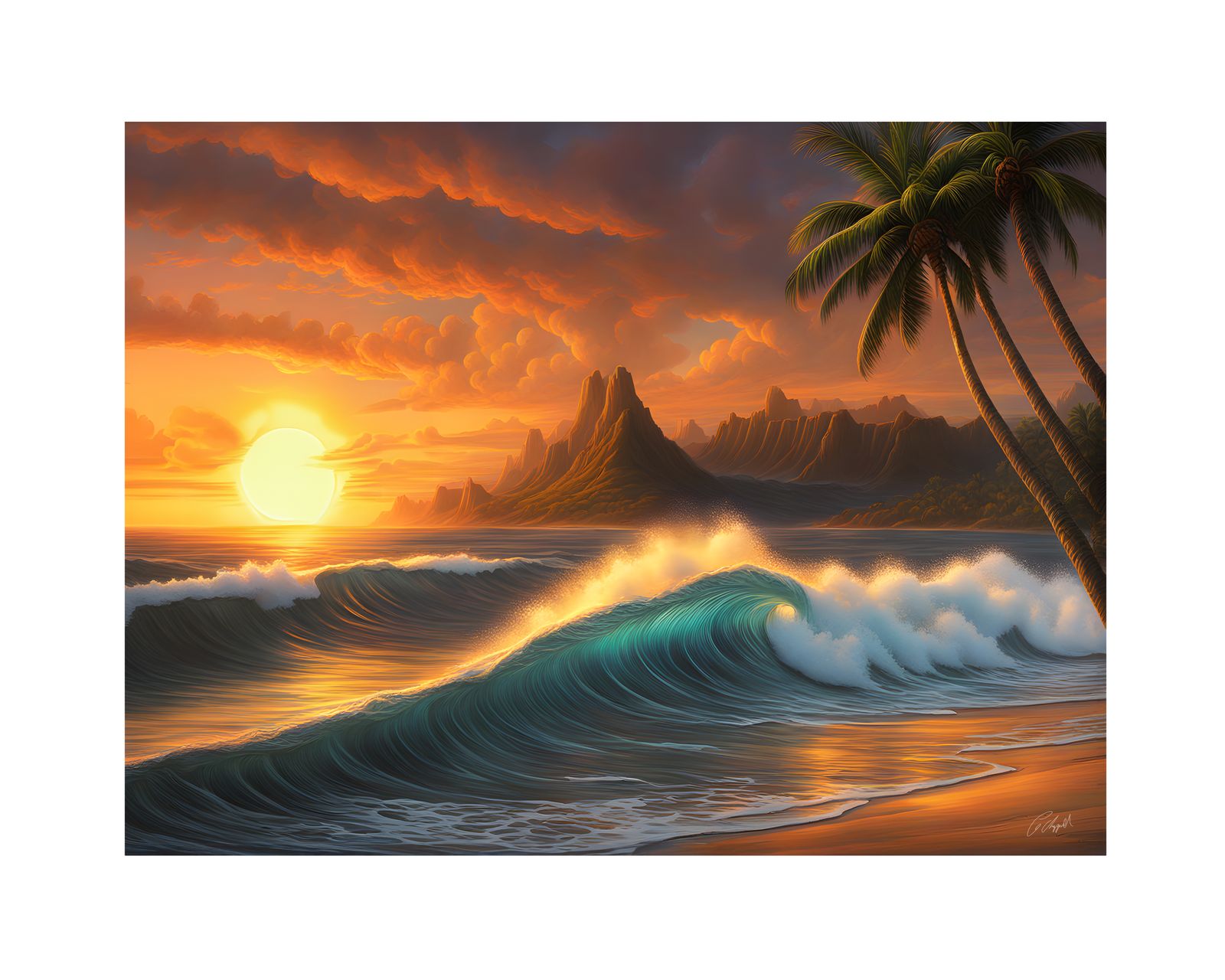 SS 108 - Original Hawaii Art Print by Wailea Art