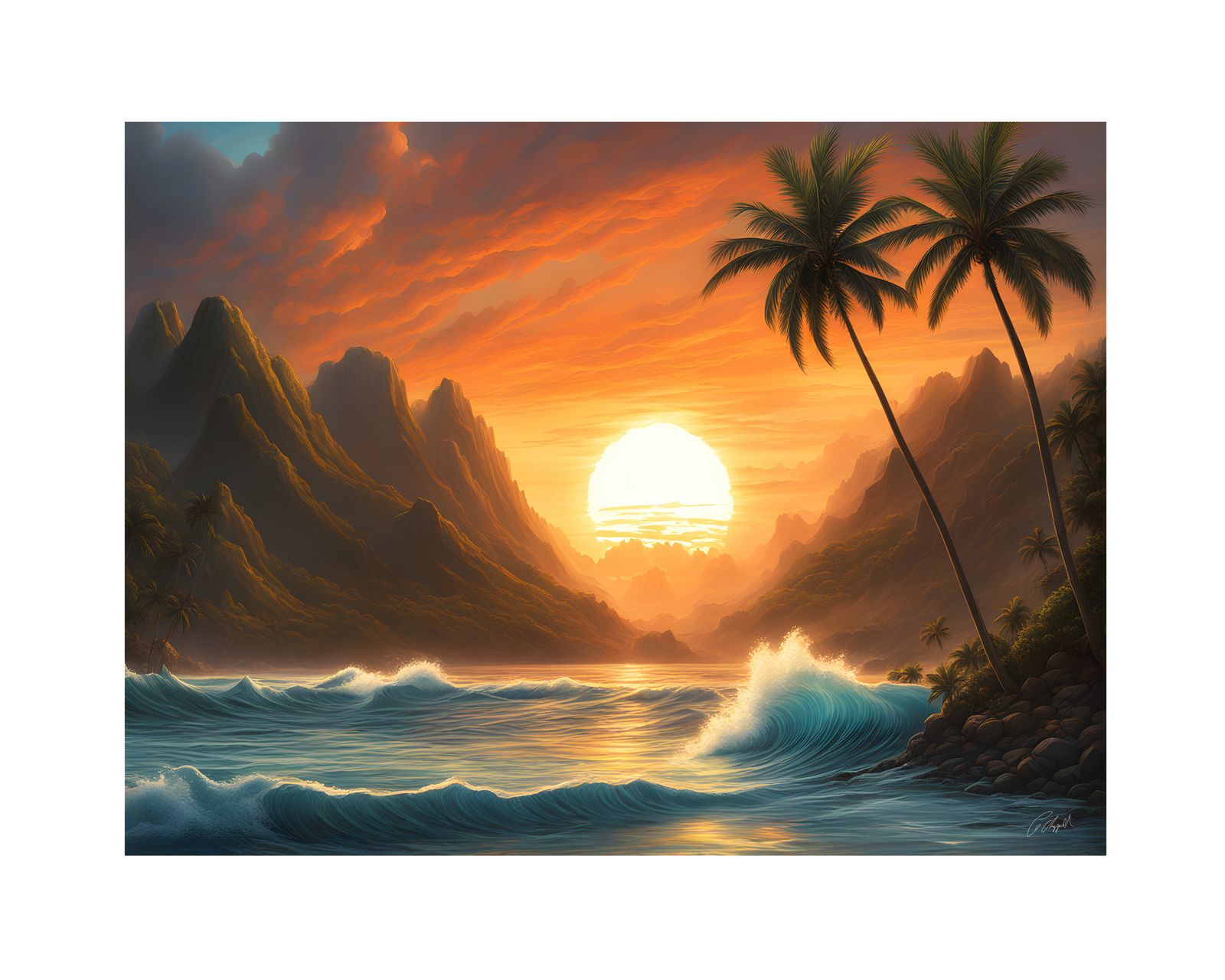 SS 109 - Original Hawaii Art Print by Wailea Art