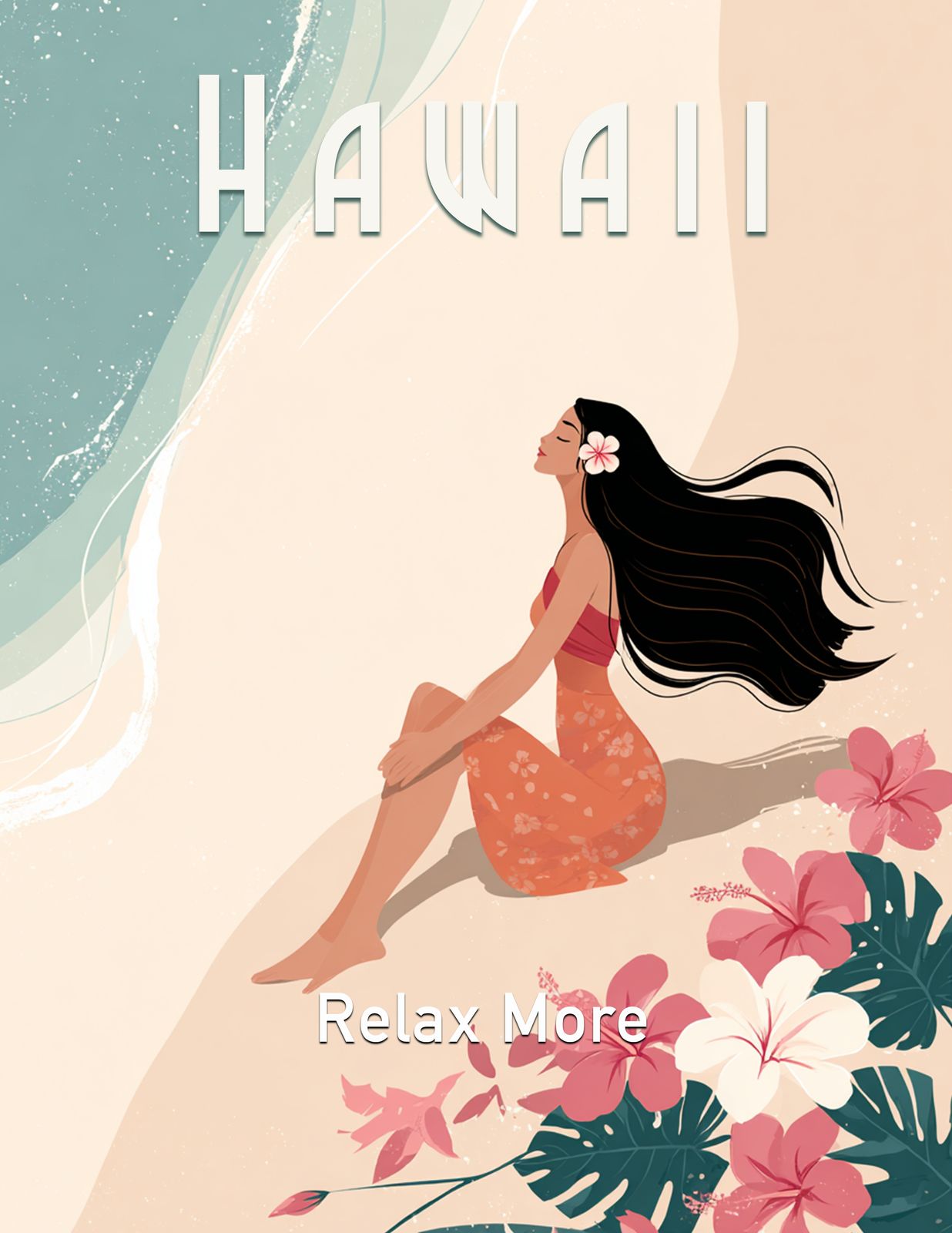 RT  585 - Original Hawaii Art Print by Wailea Art