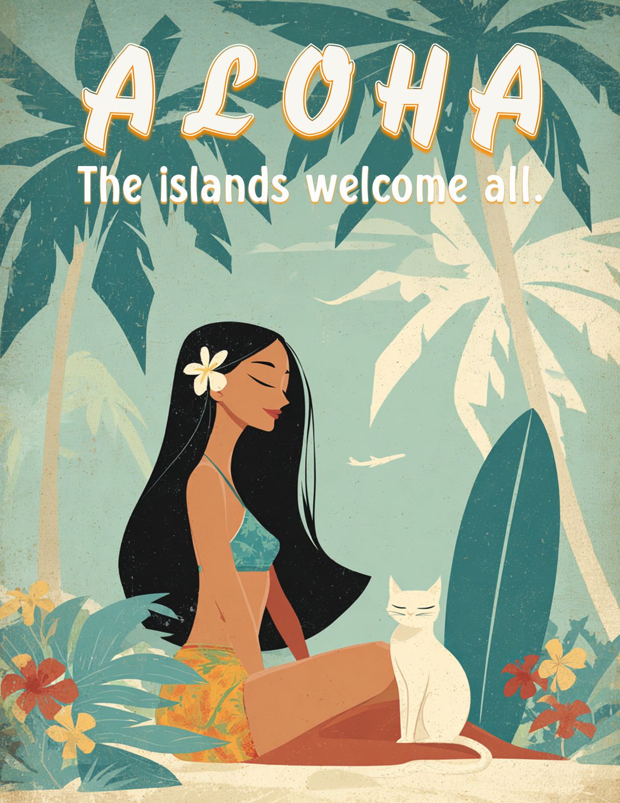 RT 591 - Original Hawaii Art Print by Wailea Art