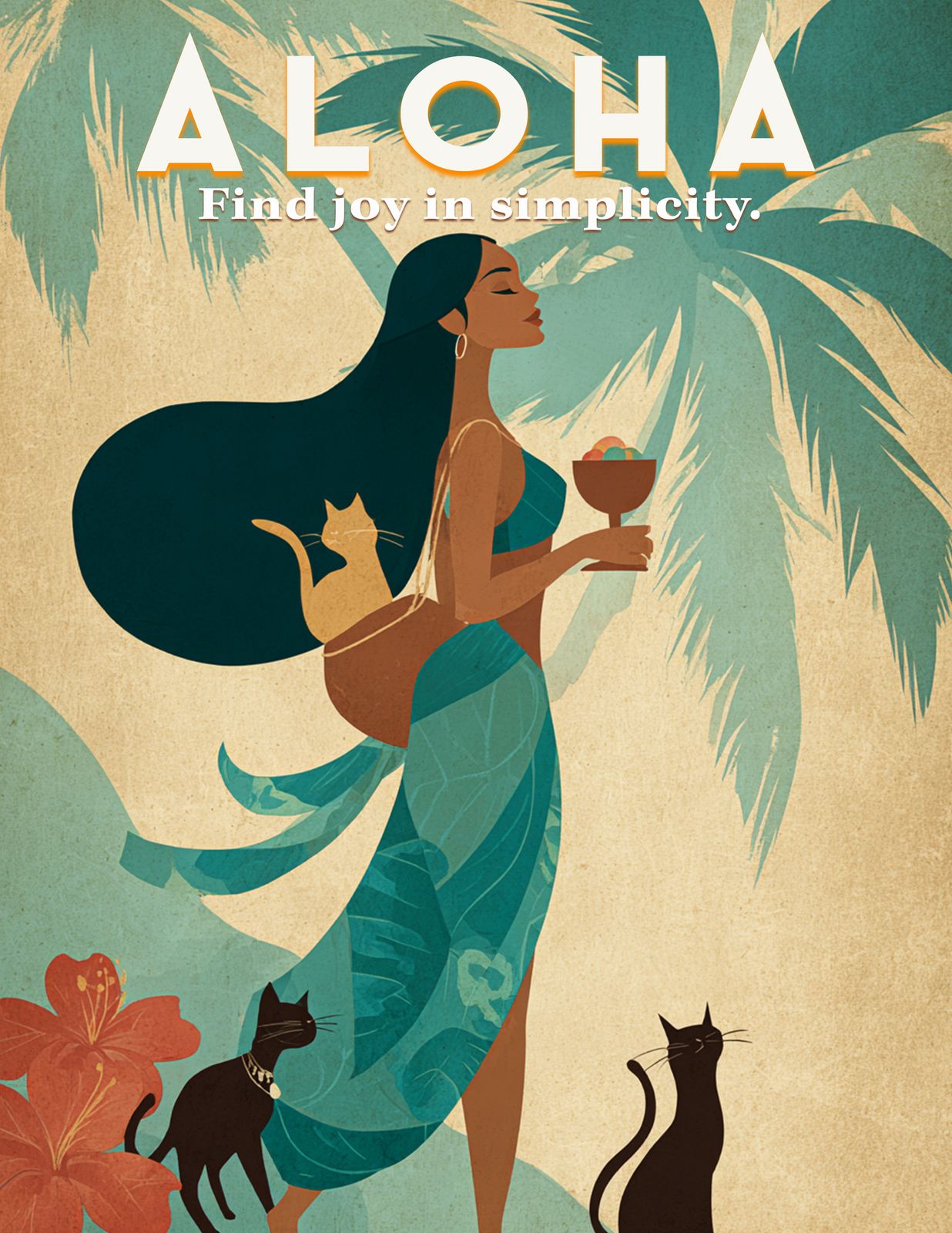 RT 593 - Original Hawaii Art Print by Wailea Art