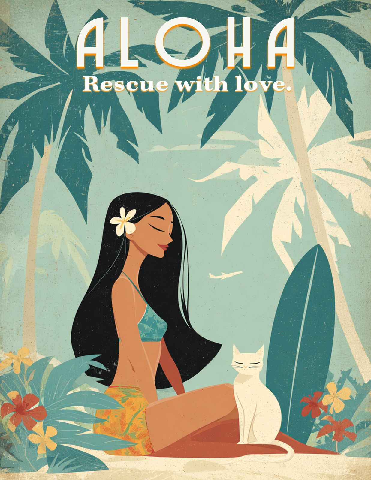 RT 599 - Original Hawaii Art Print by Wailea Art