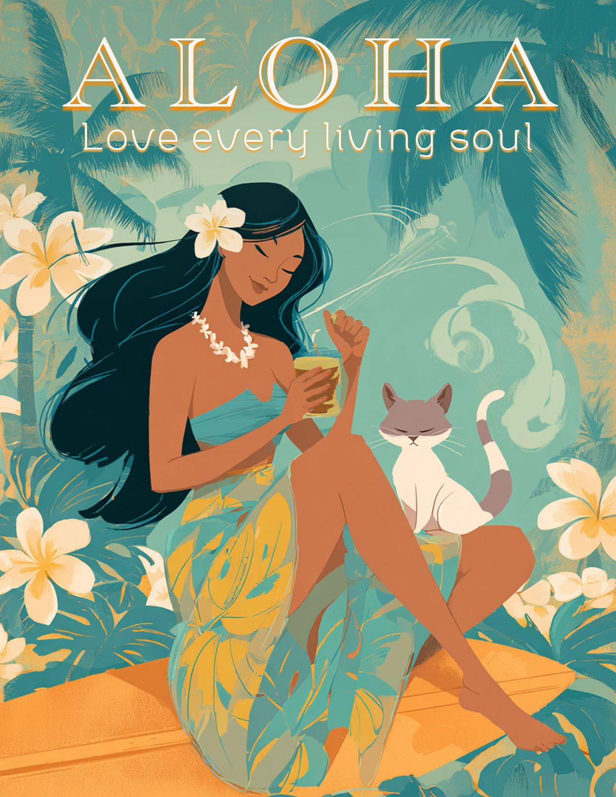 RT 602 - Original Hawaii Art Print by Wailea Art
