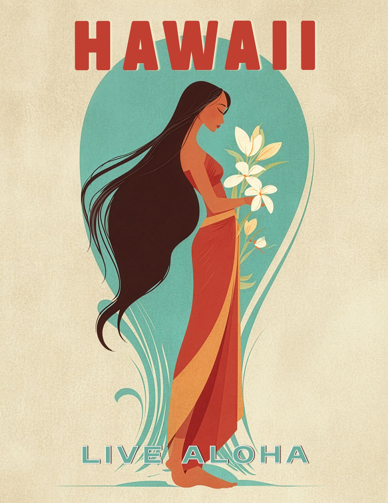 Island Radiance — Hawaiian Art Print - Original Hawaii Art Print by Wailea Art