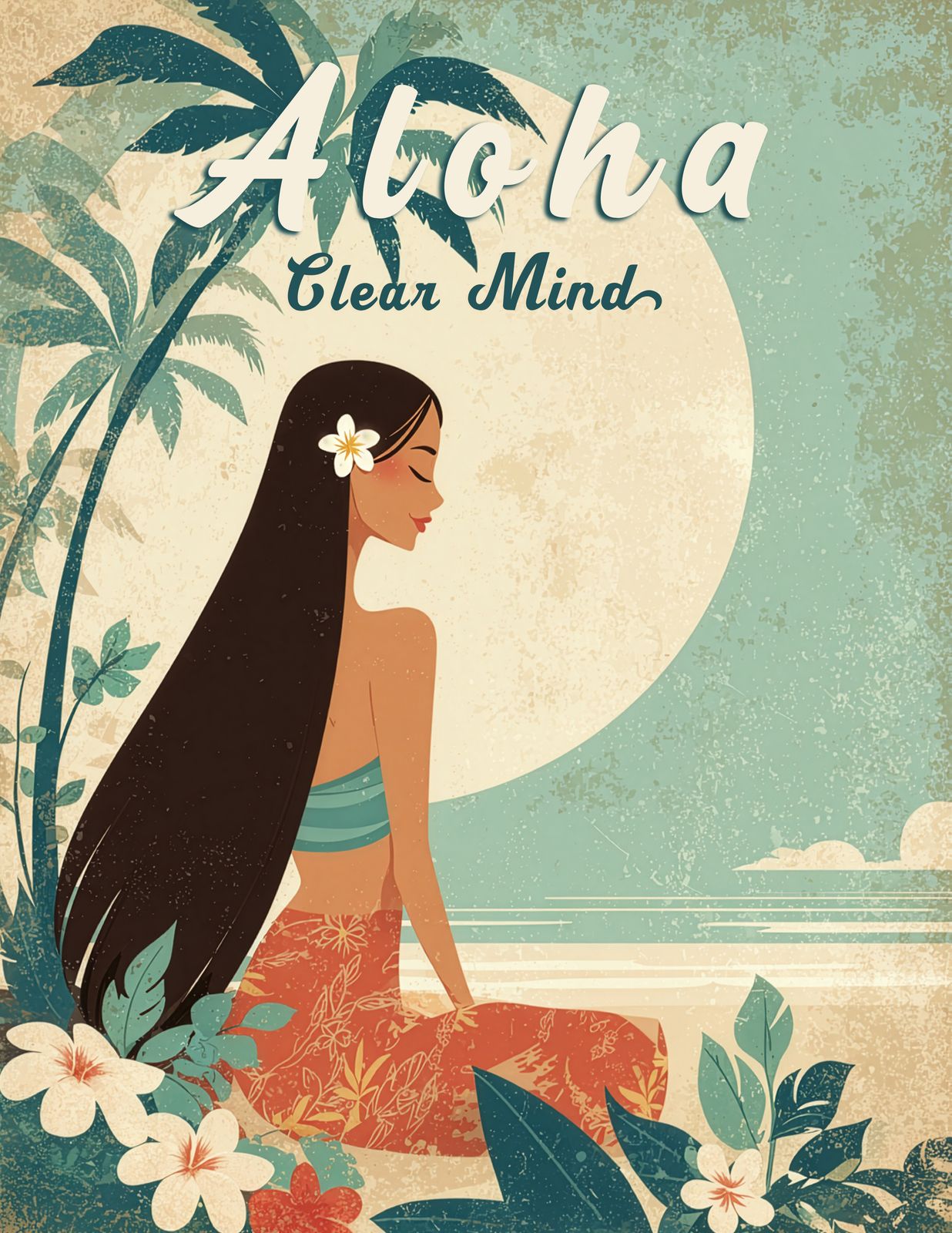 Ocean Blessing — Hawaiian Beach Art - Original Hawaii Art Print by Wailea Art