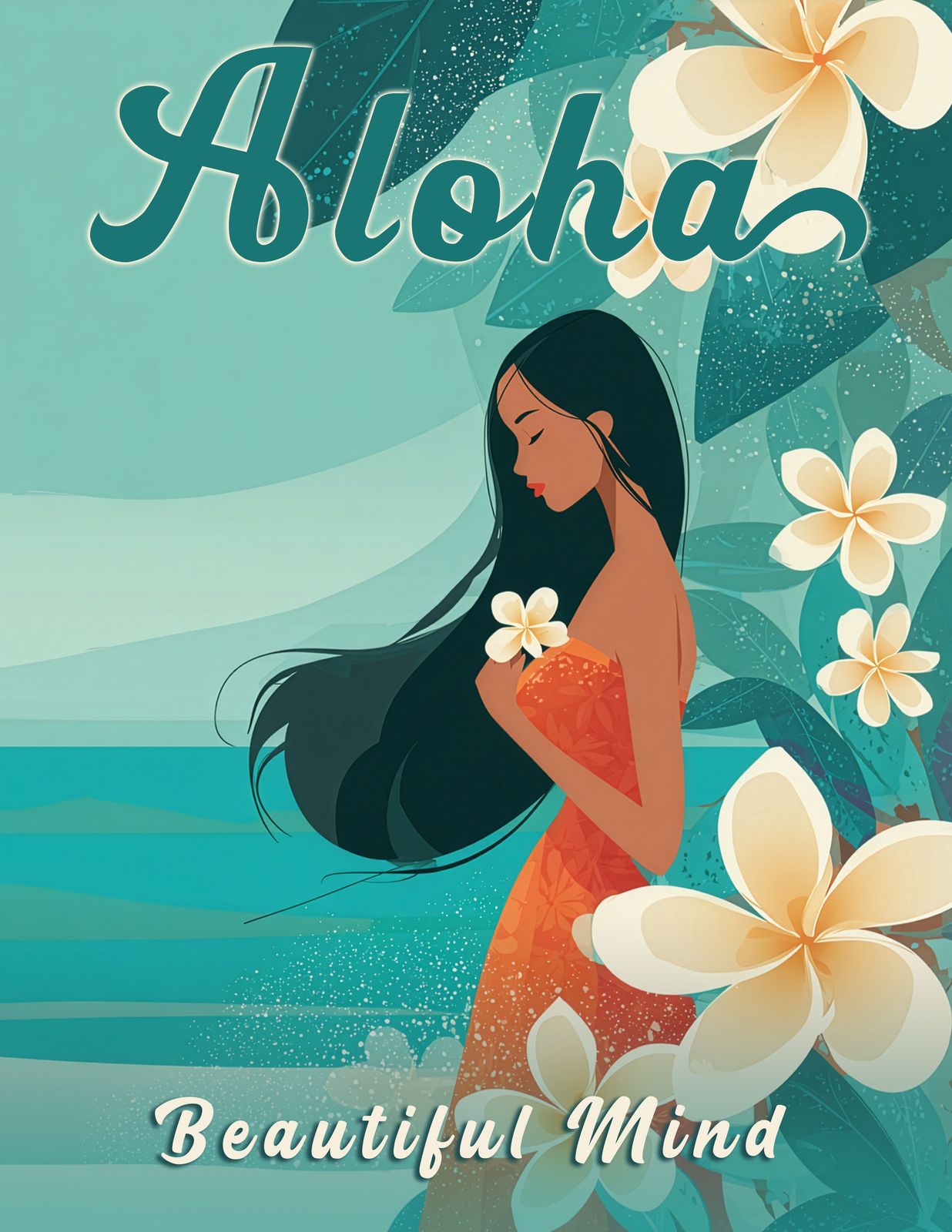 Coastal Story — Hawaiian Print - Original Hawaii Art Print by Wailea Art