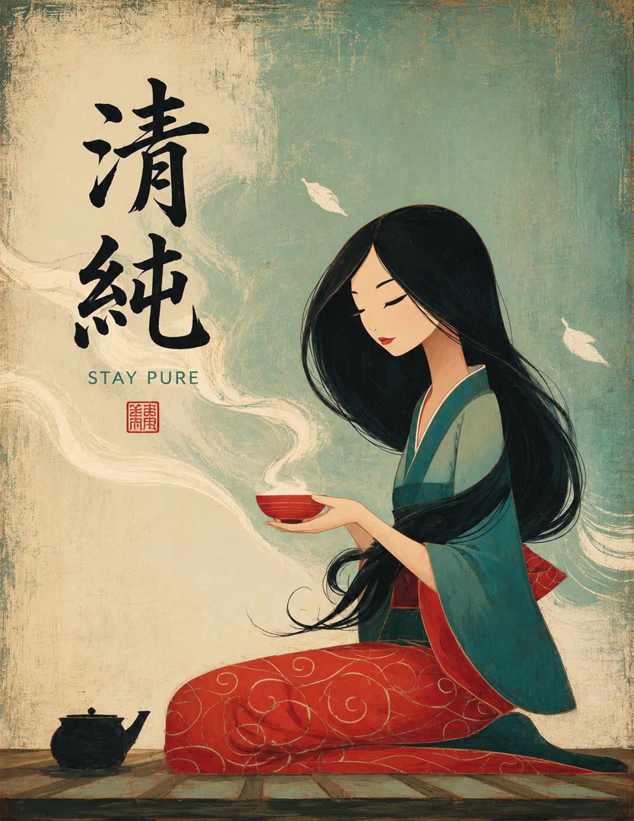 SERENE SPIRIT |  Let the soul breathe. - Original Hawaii Art Print by Wailea Art