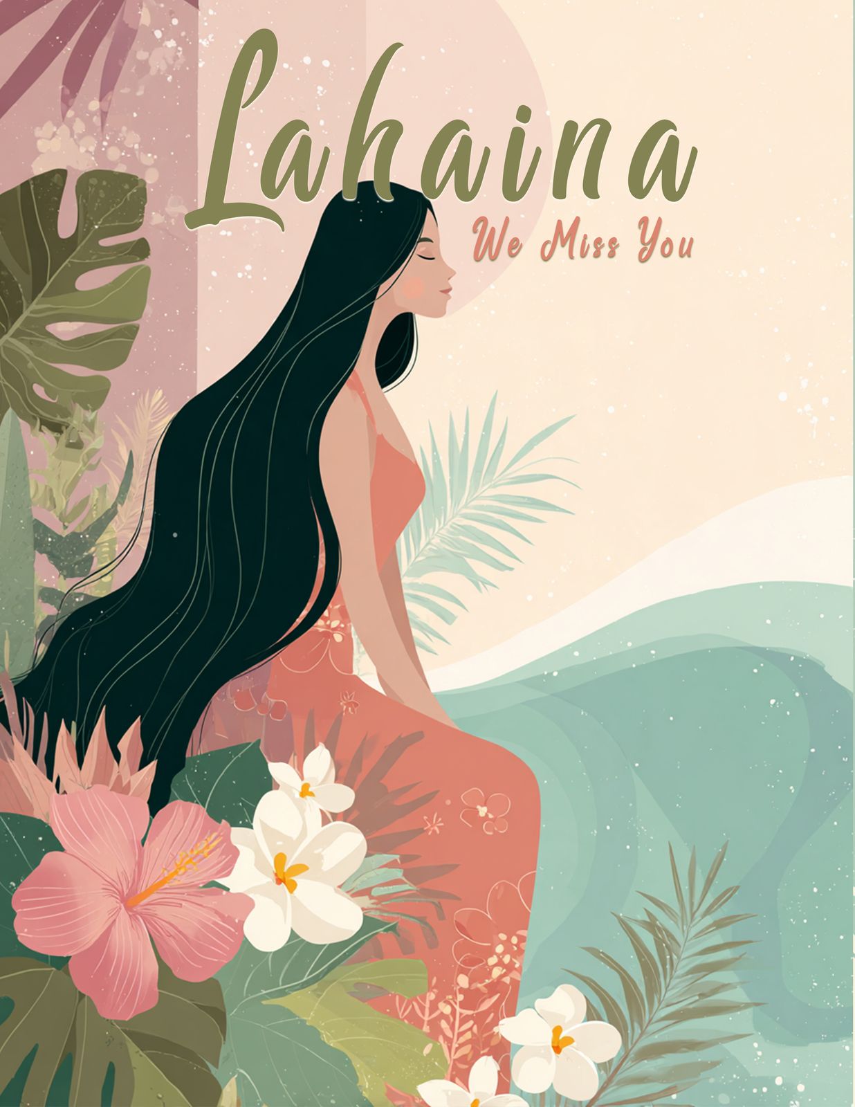 ISLAND AFTERGLOW  | where aloha lingers - Original Hawaii Art Print by Wailea Art